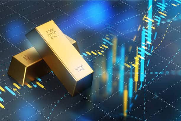 يصعد الذهب لمستويات قياسية  ليحقق مكاسب في صباح يوم الاثنين